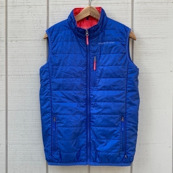 Vineyard vines Boy's Mountain Weekend Primaloft Full Zip Vest - Picture 1 of 12